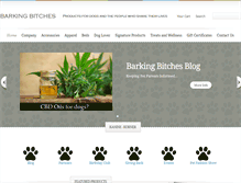 Tablet Screenshot of barkingbitches.com